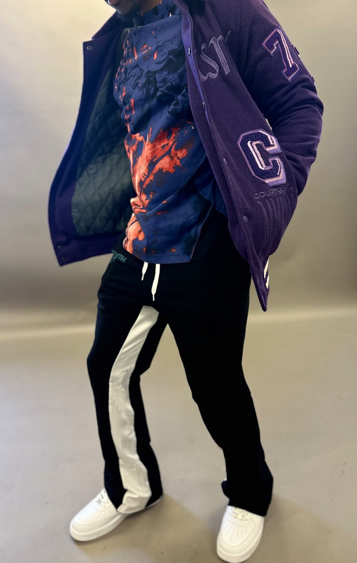 COURTSMITH CREW STACKED SWEATS