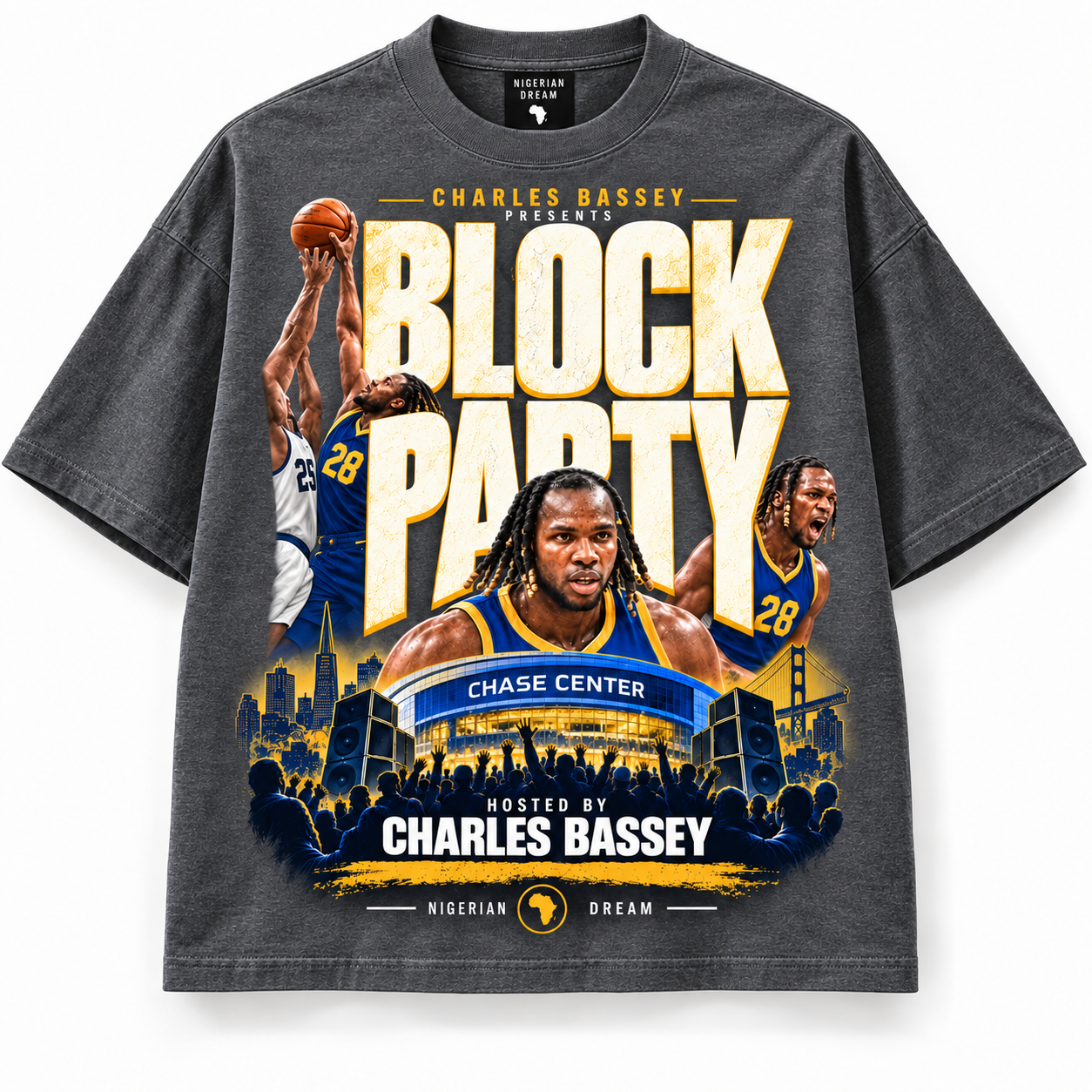 Charles Bassey - Block Party T-Shirt